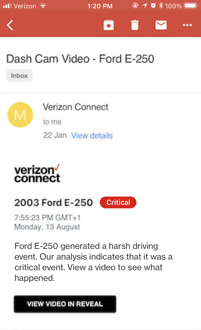 How do video alerts work? Verizon Connect Enterprise Help
